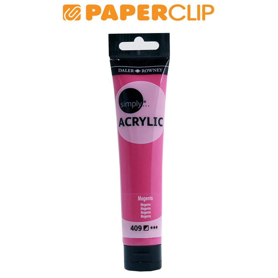 

ACRYLIC COLOR SIMPLY 75ML SL MAGENTA