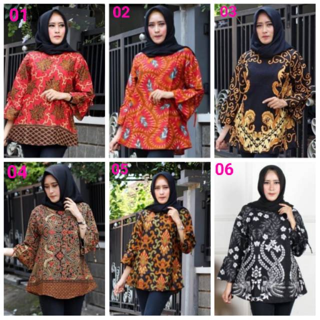 GROSIR BATIK BLOUSE LONCENG