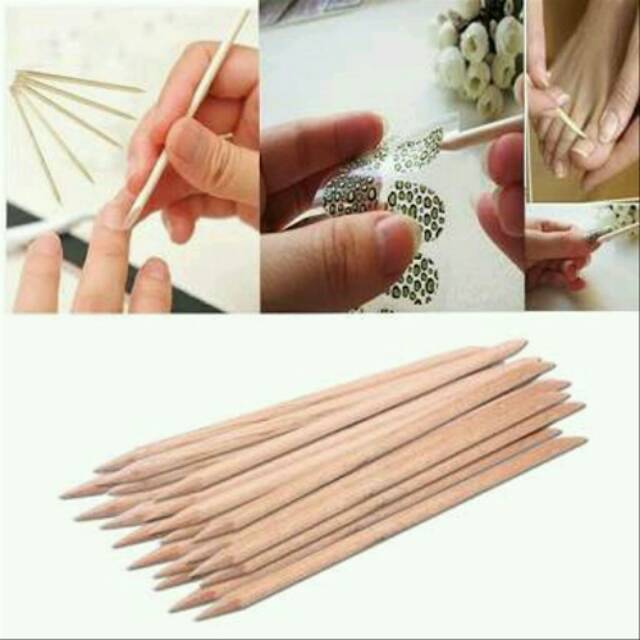 Stik kutikula (1pc) min 5pcs || penekan kutikula || Wooden stick