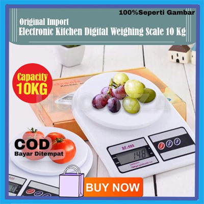 TIMBANGAN DAPUR SAYUR BUAH IKAN KUE ELEKTRIK 10Kg Electronic Digital Kitchen Scale ORIGINAL VA150