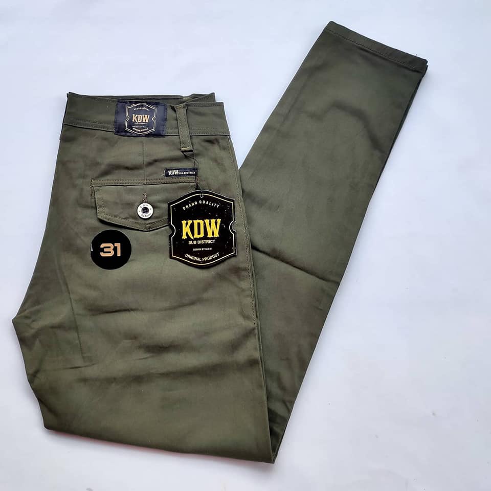 Celana KDW Original Chino Jumbo Panjang Pria Chinos Big Size Reguler Fit Ori Distro Premium