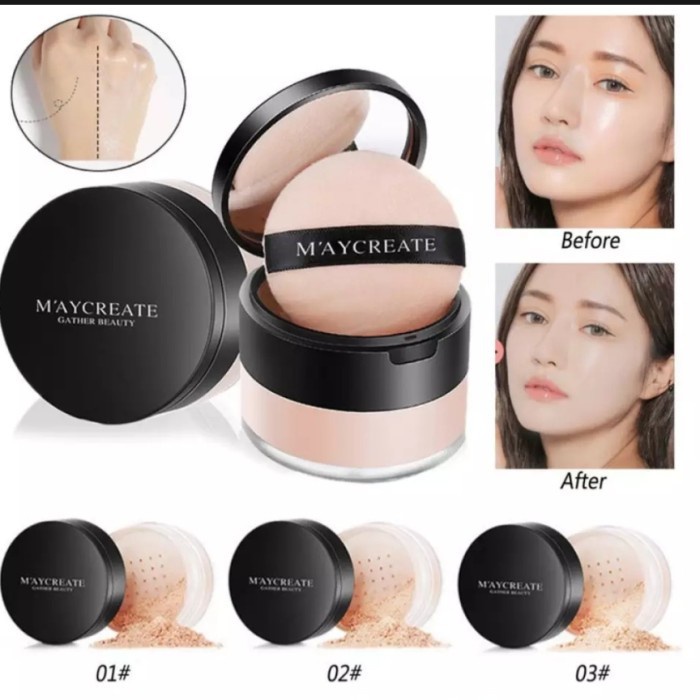 MAYCREATE BRIGHT POWDER / BEDAK TABUR MAYCREATE