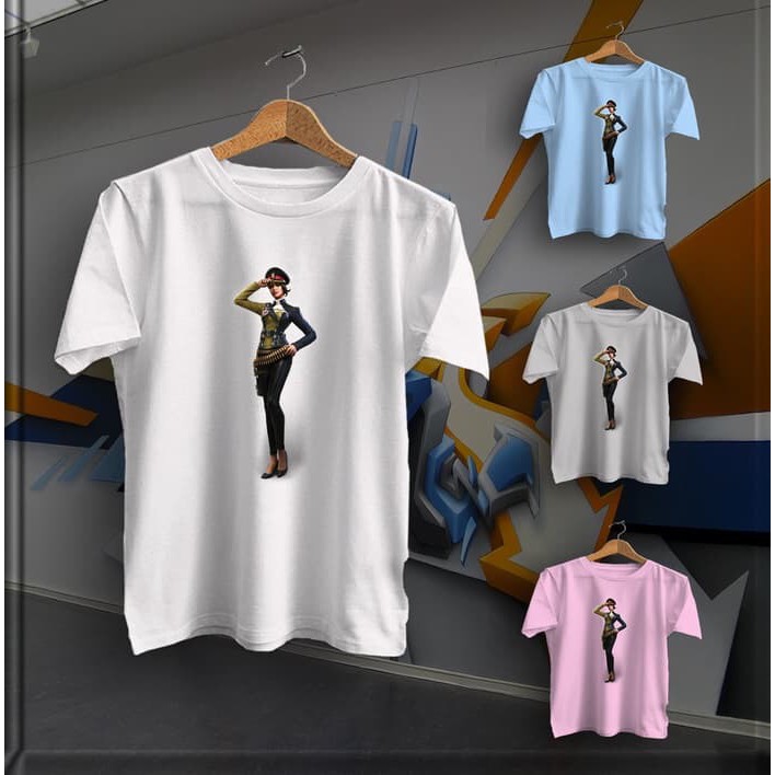 kaos FREE FIRE KARAKTER BAJU TSHIRT PUBG