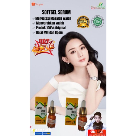 [ PROMO TERMURAH ] Serum wajah Softgel serum || serum penghilang jerawat || serum penghilang flek hi