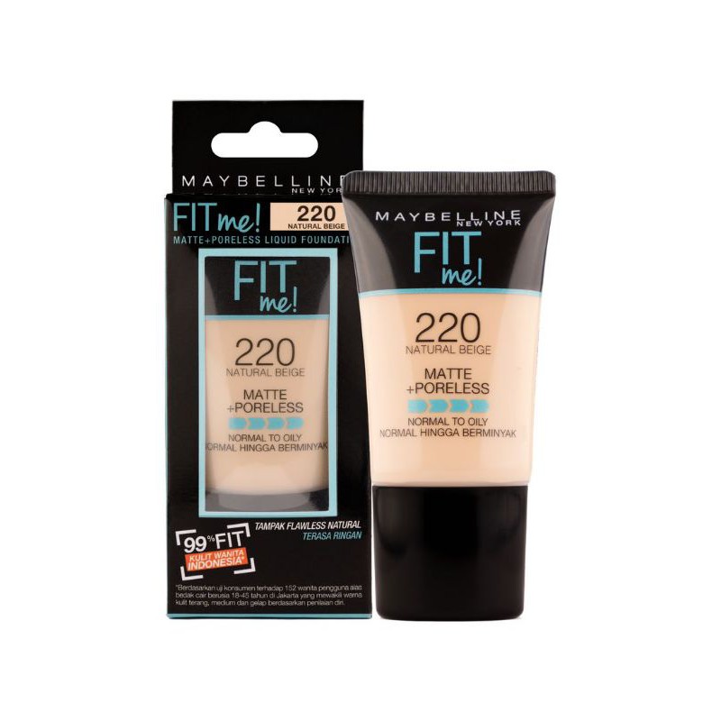 maybelline fdn fit me 220 5ml