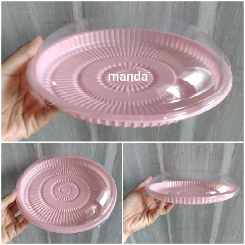 Mika imlek mika bulat mika pink mika hantaran kue