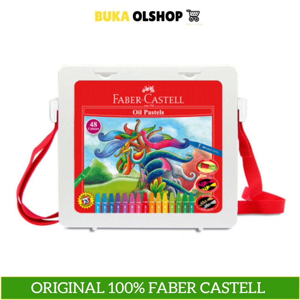 

Oil Pastel Faber Castell Hexagonal Crayon 48 Colours Warna