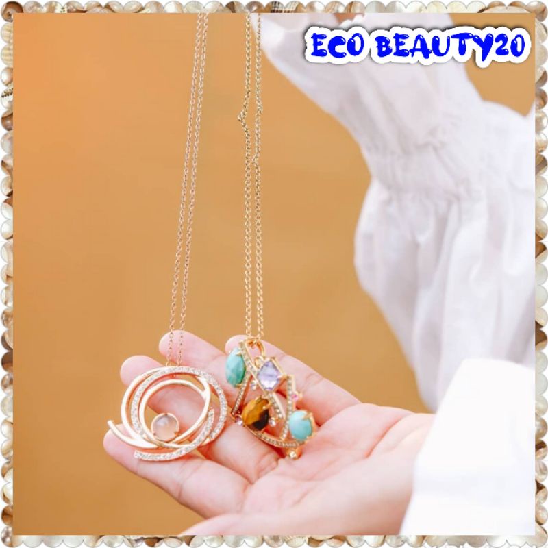 Agate Aura Pendant Necklace/Sunny Turquoise Pendant Necklace