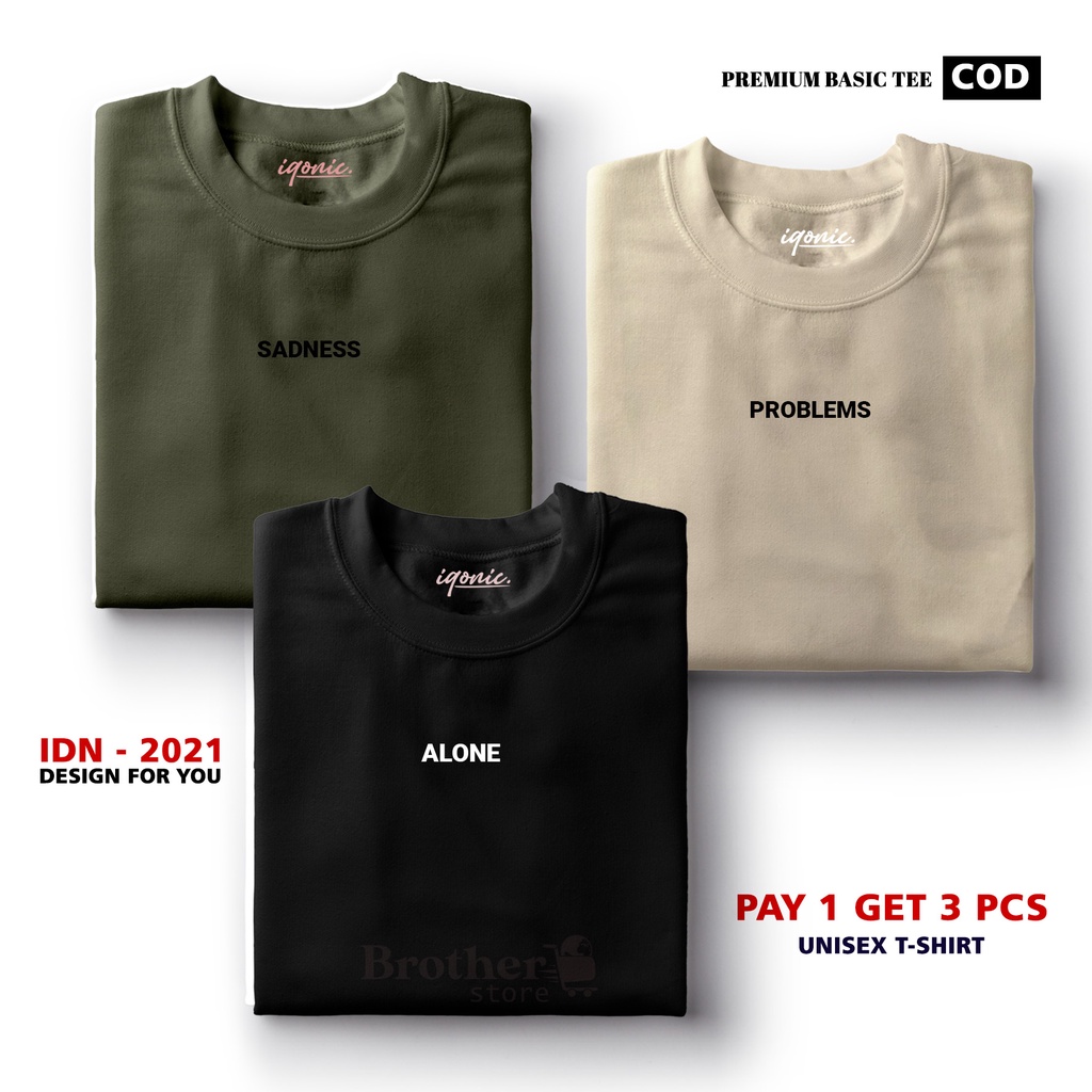 BUY 1 OR 3 PCS ( PROMO COD ) BROTHER STORE / Kaos Distro100% Catoon Combed 30s / ArticelSPA