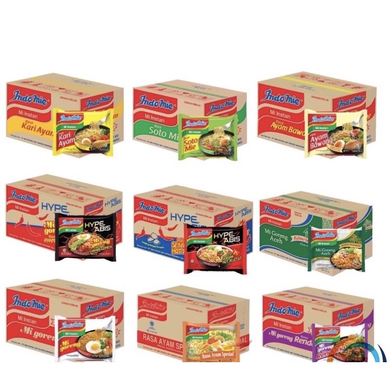 

INDOMIE 1 Dus ISI 40pcs BISA DI MIX (Campur Rasa)