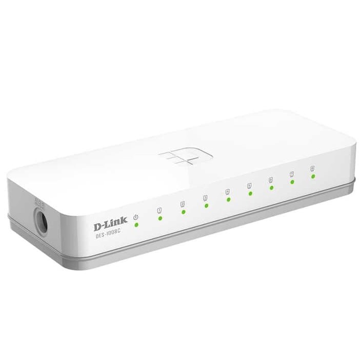 Switch Hub Dlink DES-1008A/C 8P 10/100 Plastik