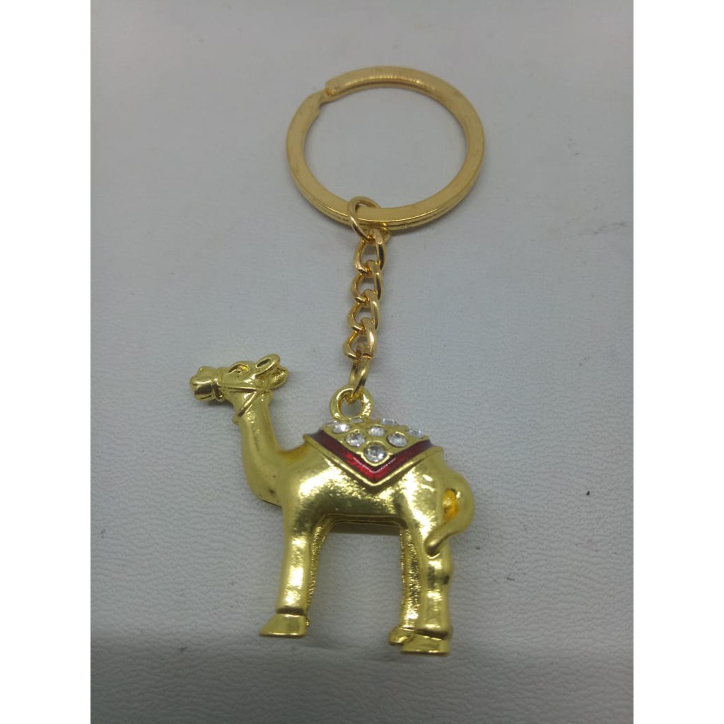 Gantungan Kunci onta/aladin mas Arab Saudi Asli. Unik Key Chain - Harga/pc