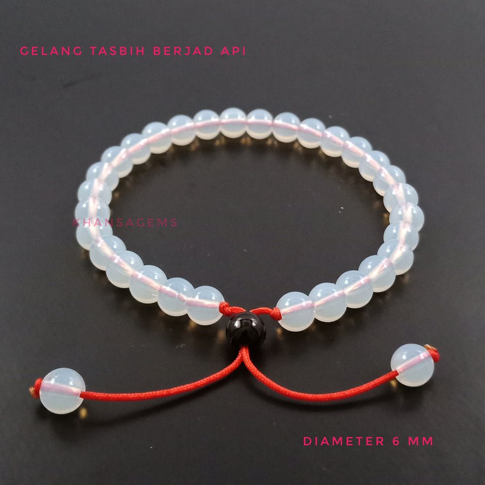 Aneka Gelang Batu Dim 6mm Model Tali Shambala