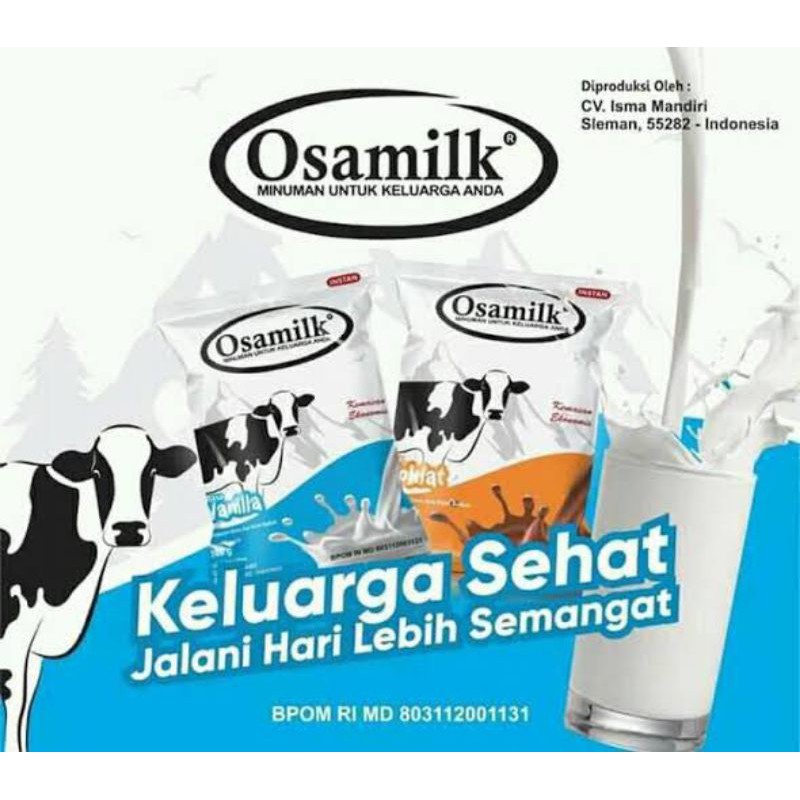 

Osamilk Vanilla & Coklat 500gr