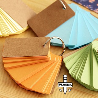 [TERMURAH] Flash Card Papper Keychain Memo Note atau Magic Card Polos Memo Notebook Ring Besar