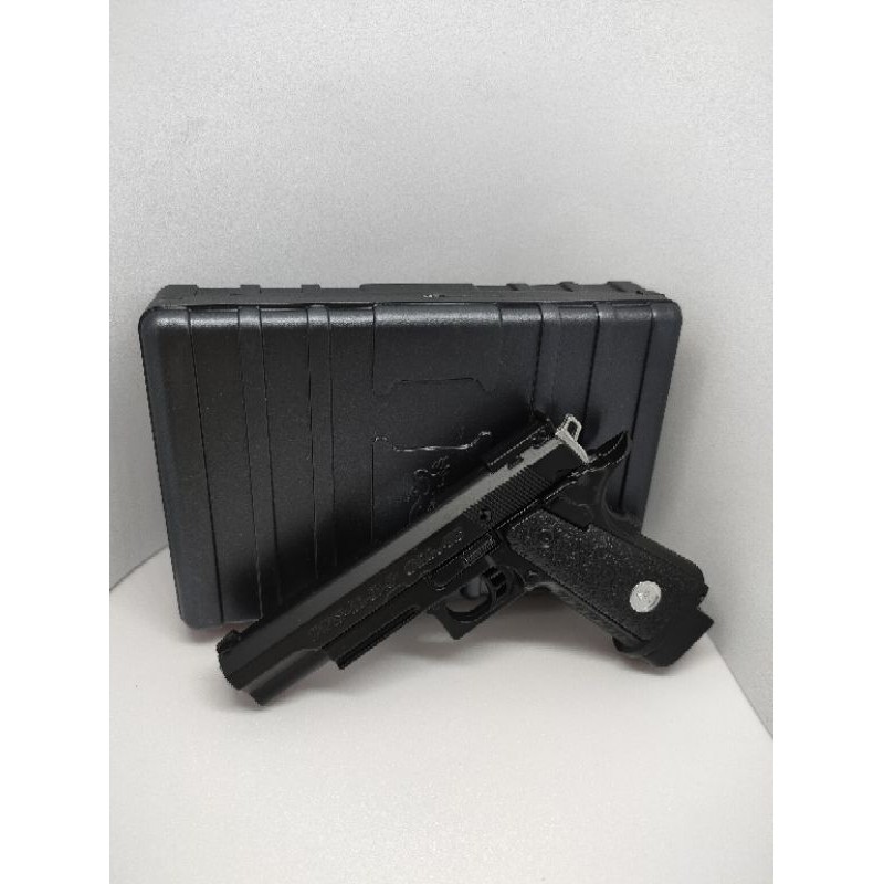 mancis gas / korek api unik motif pistol