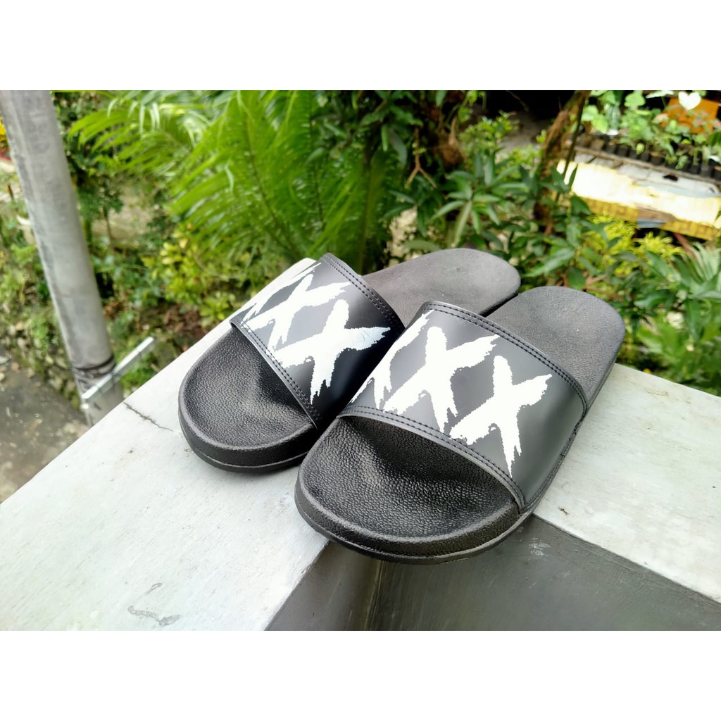 Sandal Selop Pria Sandal Santai Terbaru Motif X