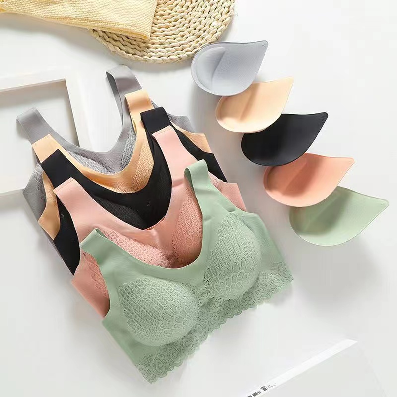 HOHO_HWANG (B-311) Seamless Bra Renda/Sport Bra/Bra Push Up/Bra tanpa kawat kualitas premium