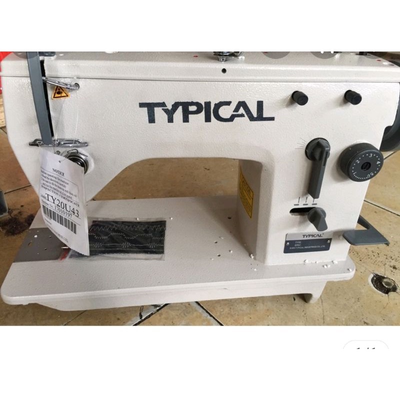 Mesin jahit zig zag industri Typical 20u43 meja mica + Kaki Z