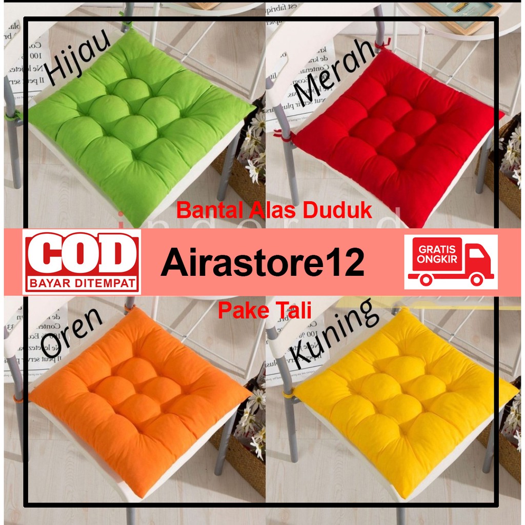 BISA COD Bantal Duduk  Alas Duduk  Pake Tali  ukuran 40   BISA COD Bantal Duduk  Alas Duduk  Pake Tali  ukuran 40