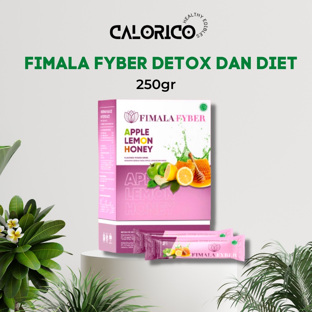 Minuman Diet BPOM Kesehatan Aman - FIMALA FIBER 1 sachet trial size - Fiber Drink Rasa Honey Lemon A