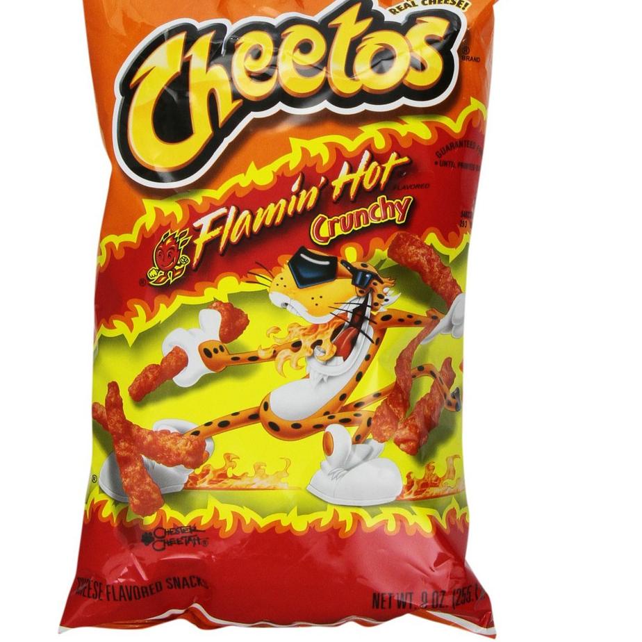 

(PROMO SZE86) CHEETOS FLAMIN HOT CRUNCHY 227Gr USA ✧