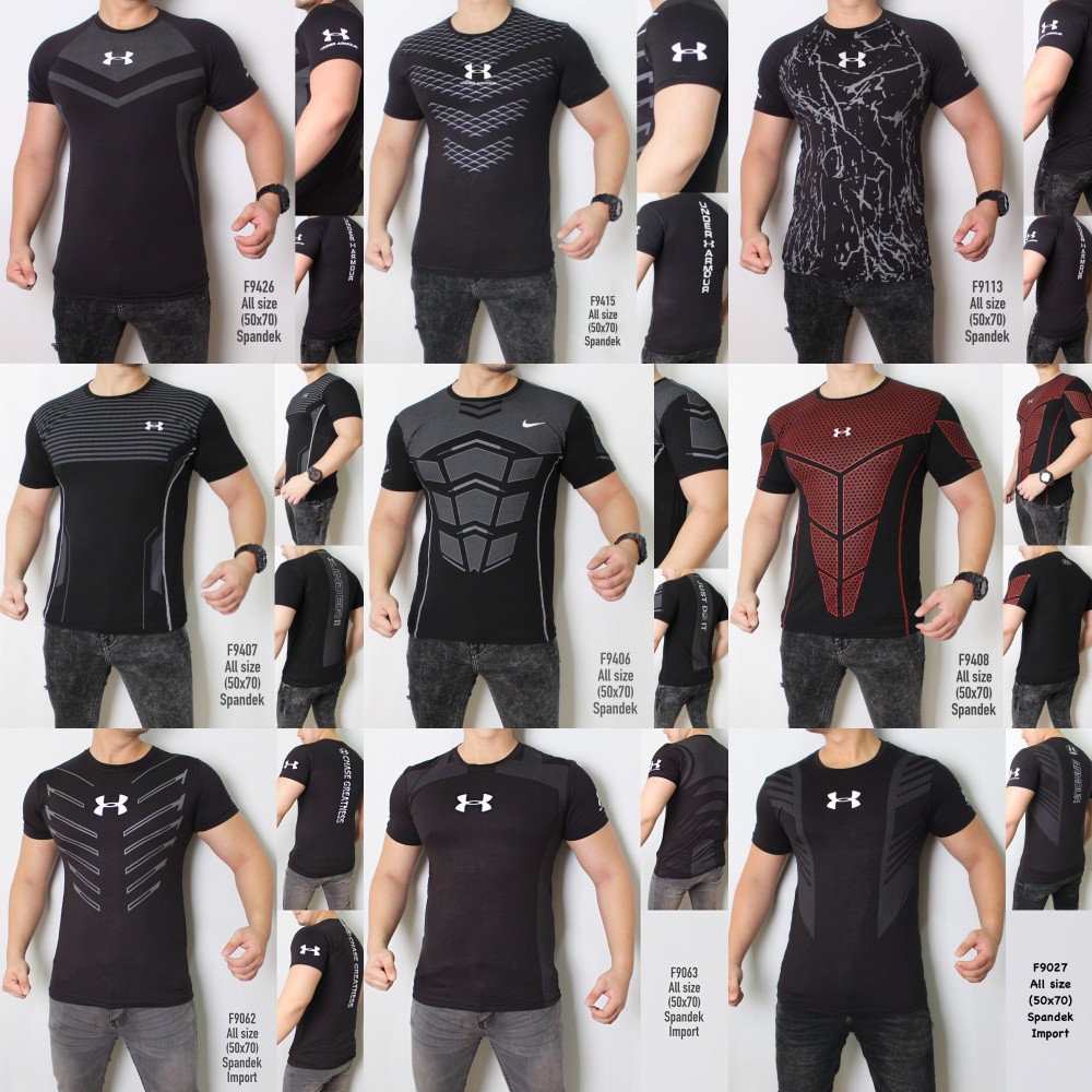 KAOS GYM  DRIFIT MUSCLEFIT PRIA  OLAHRAGA FITNESS  RUNNING 