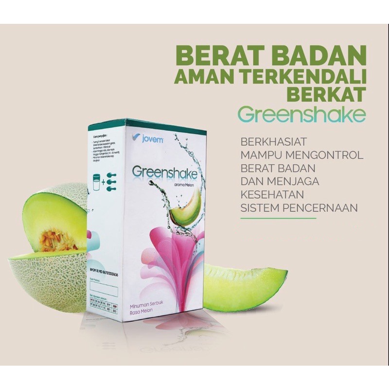 Greenshake Pansaka Minuman Serbuk Rasa Melon