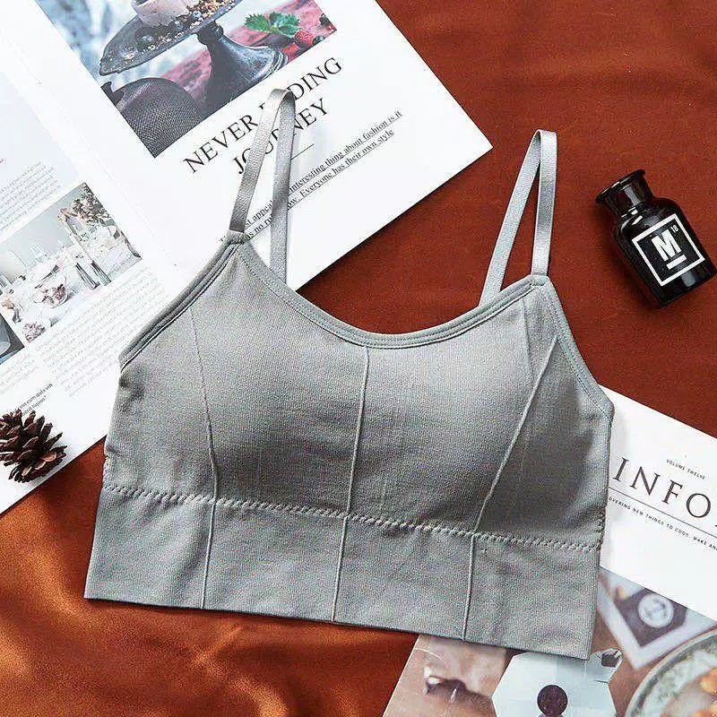 Bra Wanita Model One-Piece Bra Bralette Push Up dengan Bahan Nyaman dan Bergaya Korean Style