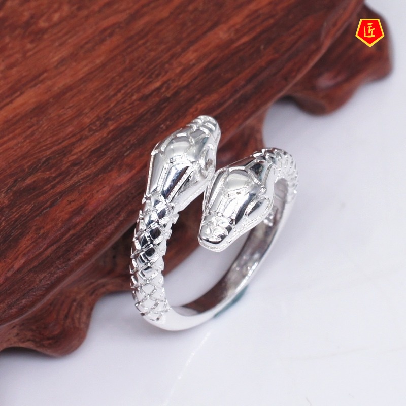 [Ready Stock]S925 Silver Minimalist Creative Animal Ring