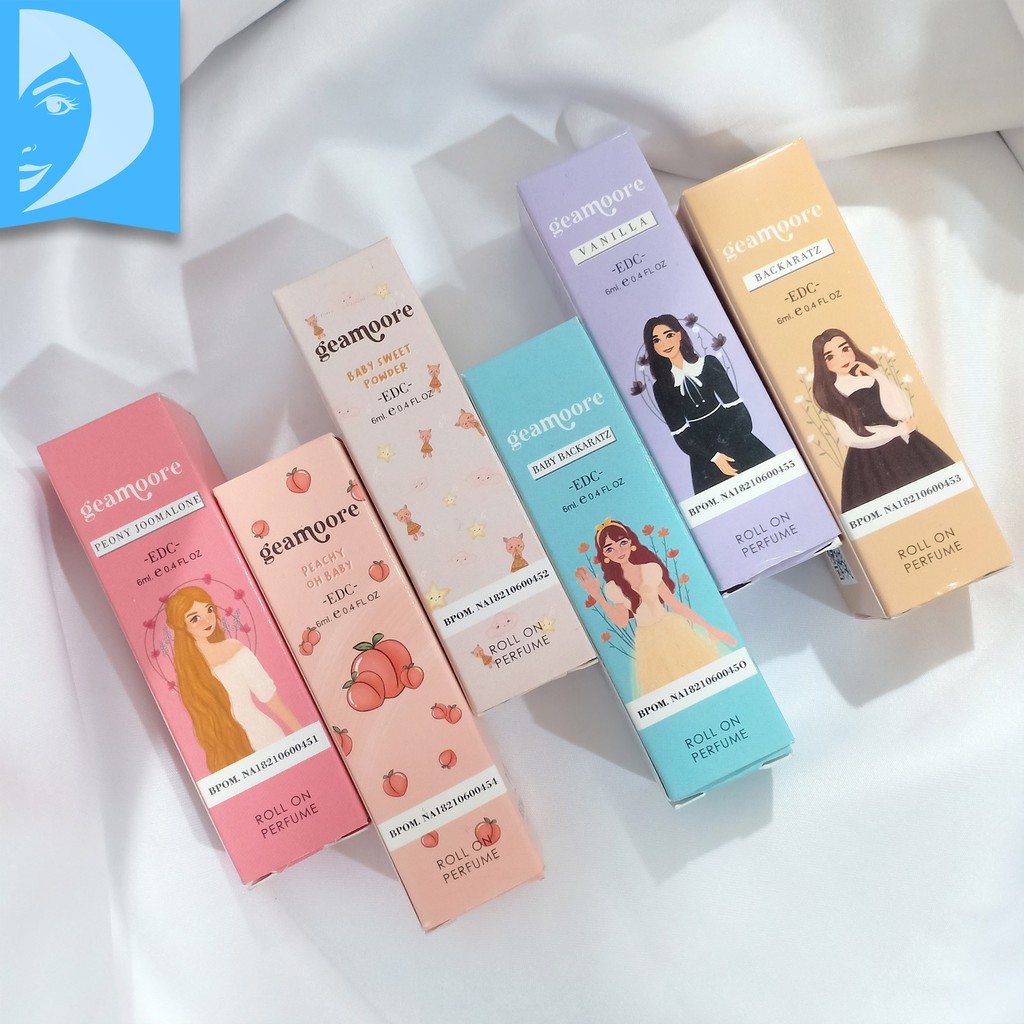 Parfum Geamoore Tahan Lama BPOM / Geamoore Parfume Roll On / Parfum Geamore