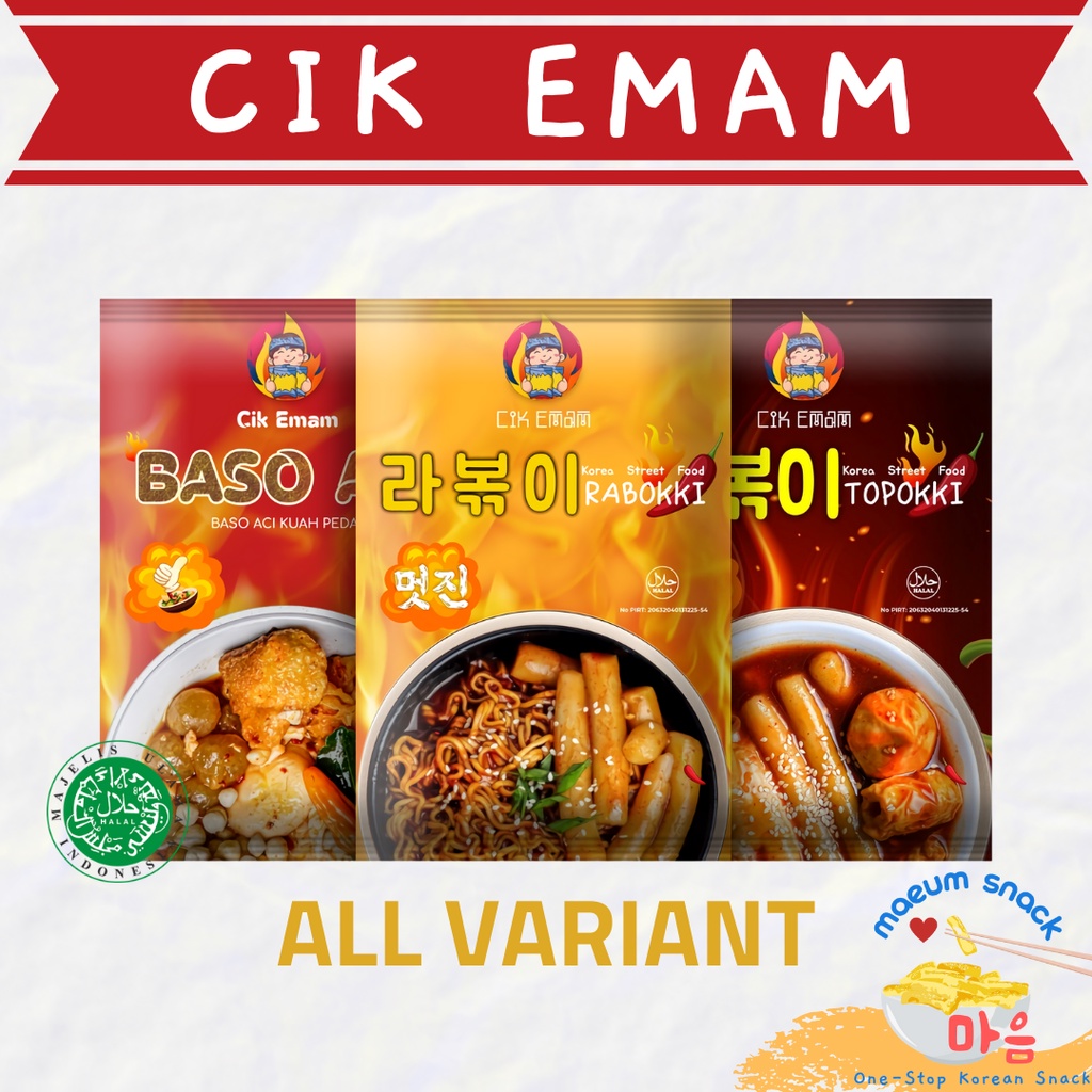 Jual Cikemam All Varian Rabokki Topokki Baso Aci Tteokbokki Topoki