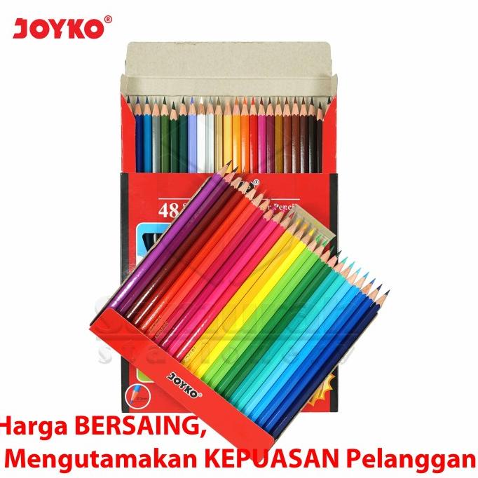 

Pensil Warna Joyko Cp 48 Pb Warna Panjang Color Pencil Cp-48Pb Colors