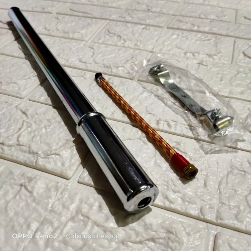 Pompa Tangan Sepeda Onthel Kebo Unto 28 Chrom NOS