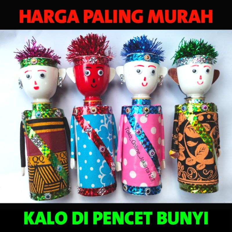 Mainan Boneka Ondel Ondel khas Betawi Mainan ondel-ondel anak kecil