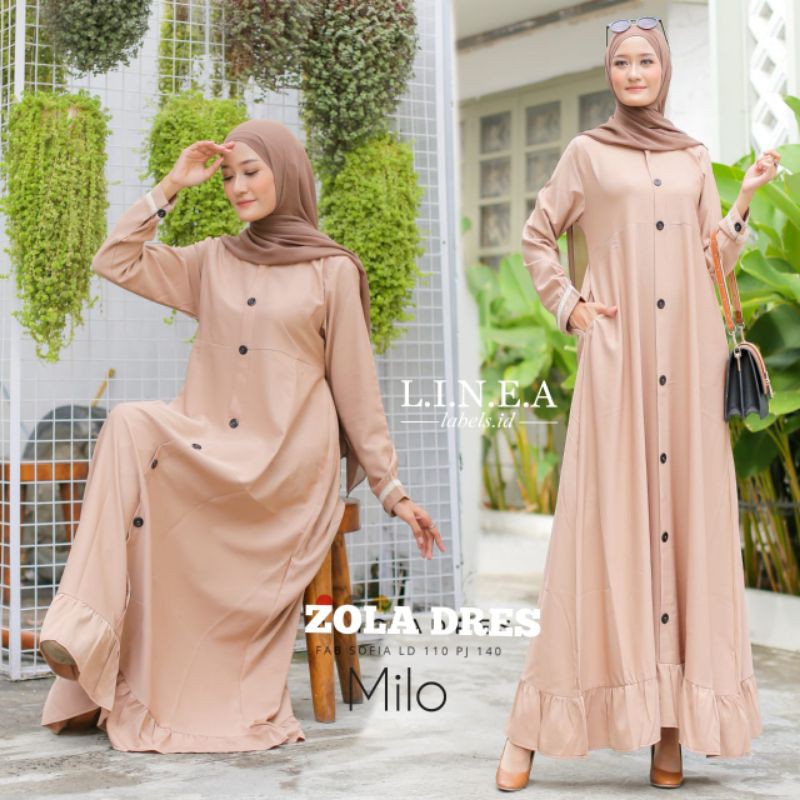 zola dress ori linea label