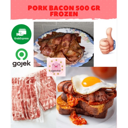 

READY PORK BACON 500GR NON HALAL SIAP MAKAN