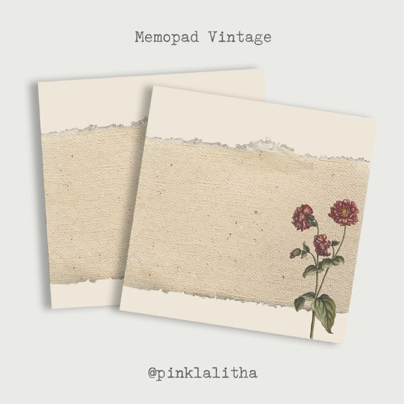 

Memo Pad Aesthetic Untuk Journaling dan Scrapbook