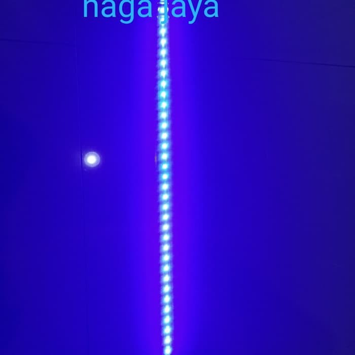 lampu celup aquarium led lampu aquarium led panjang 60 cm warna biru packing pipa