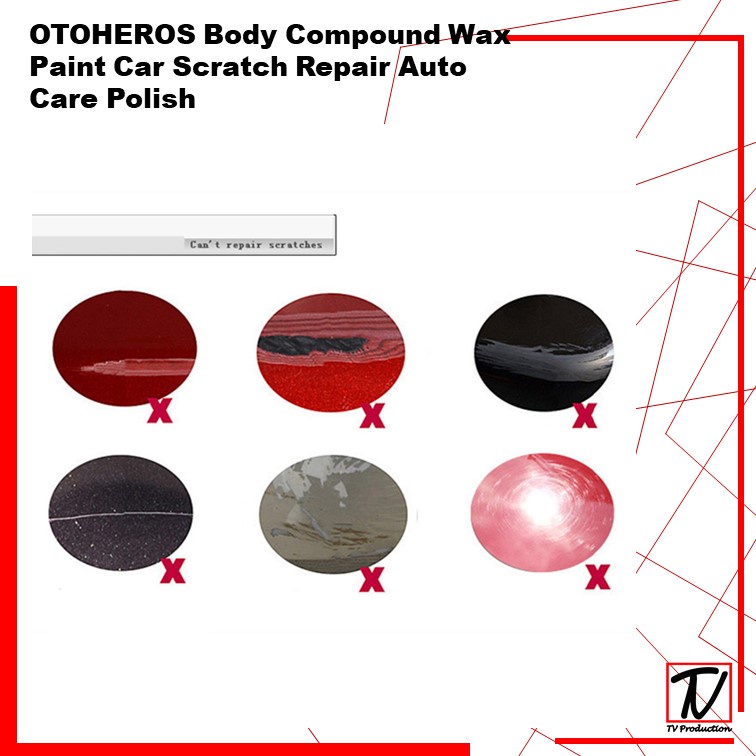 Body Compound / OTOHEROES Body Compound Wax Paint Car Scratch Repair Auto Care Polish