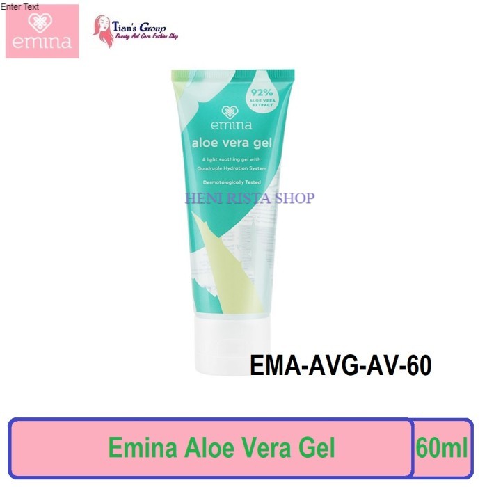 Emina Aloe Vera Gel 60ml Ori Bpom