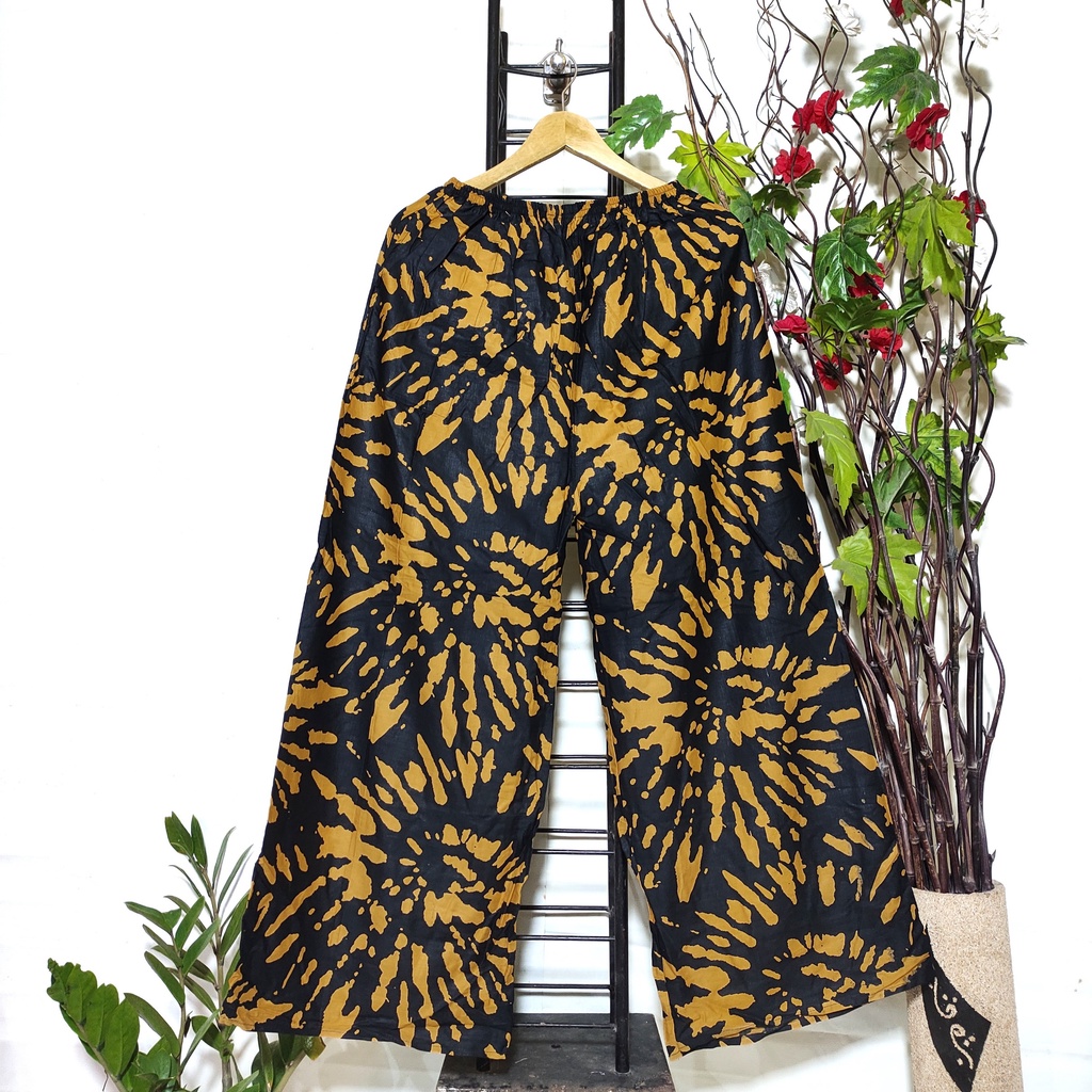 Kulot Panjang Celana Dewasa Bahan Rayon-KL Gelap Emas C