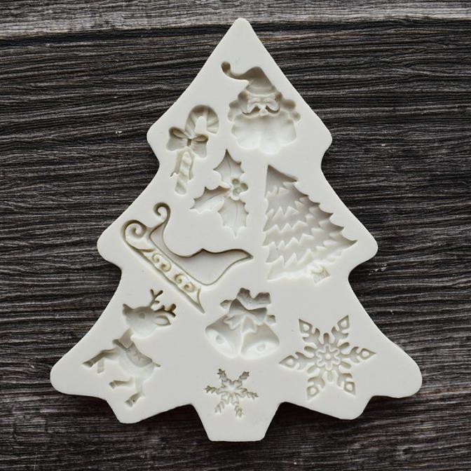 Cetakan fondant natal cetakan natal christmas cetakan cookies natal