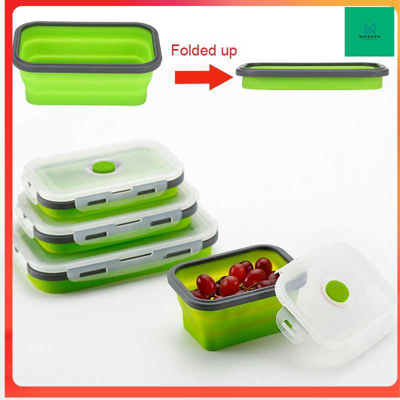 TD-DA ACEBON Kotak Makan Foldable Healthy Bento Lunch Box 800ml - TN99