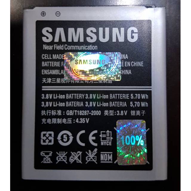 Baterai Battery Original Samsung Galaxy V S7275 S7272 S7270 S7262 Ace3 Ace4 G313 G316 B100AE