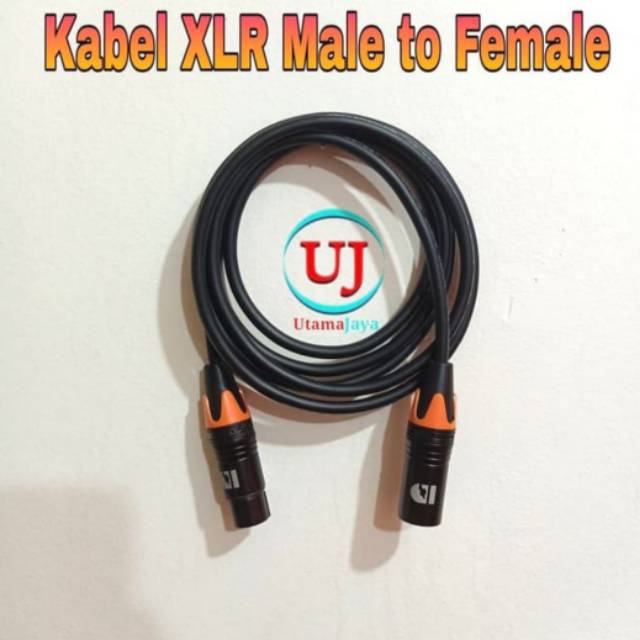 Kabel XLR 5Meter Male/Female OFC Microphone Karaoke