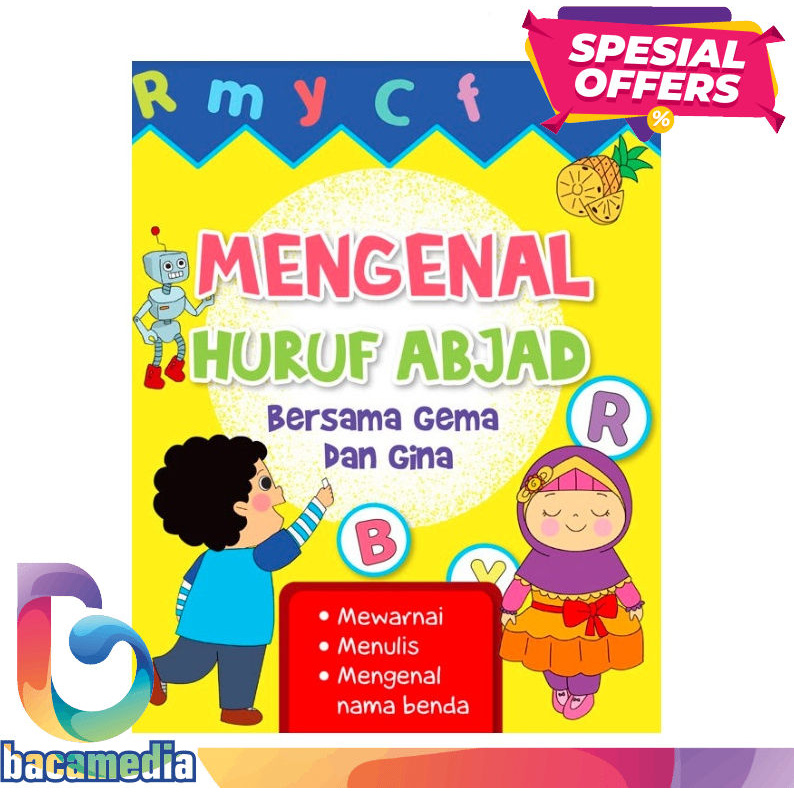 Buku Anak Islami - Mengenal Huruf abjad