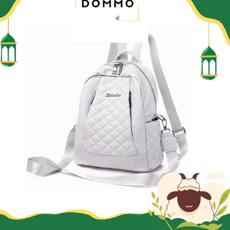 Asli ready [LOKAL] DOMMO - D1172 MONICA - Tas Ransel dan Selempang 2in1 MORYMONY BISA COD JAKARTA Pr