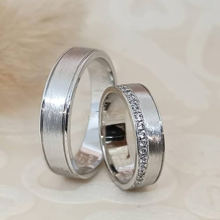Cincin Kawin Cincin Silver Cincin Couple Cincin Perak Z-14 Silver Exclusive