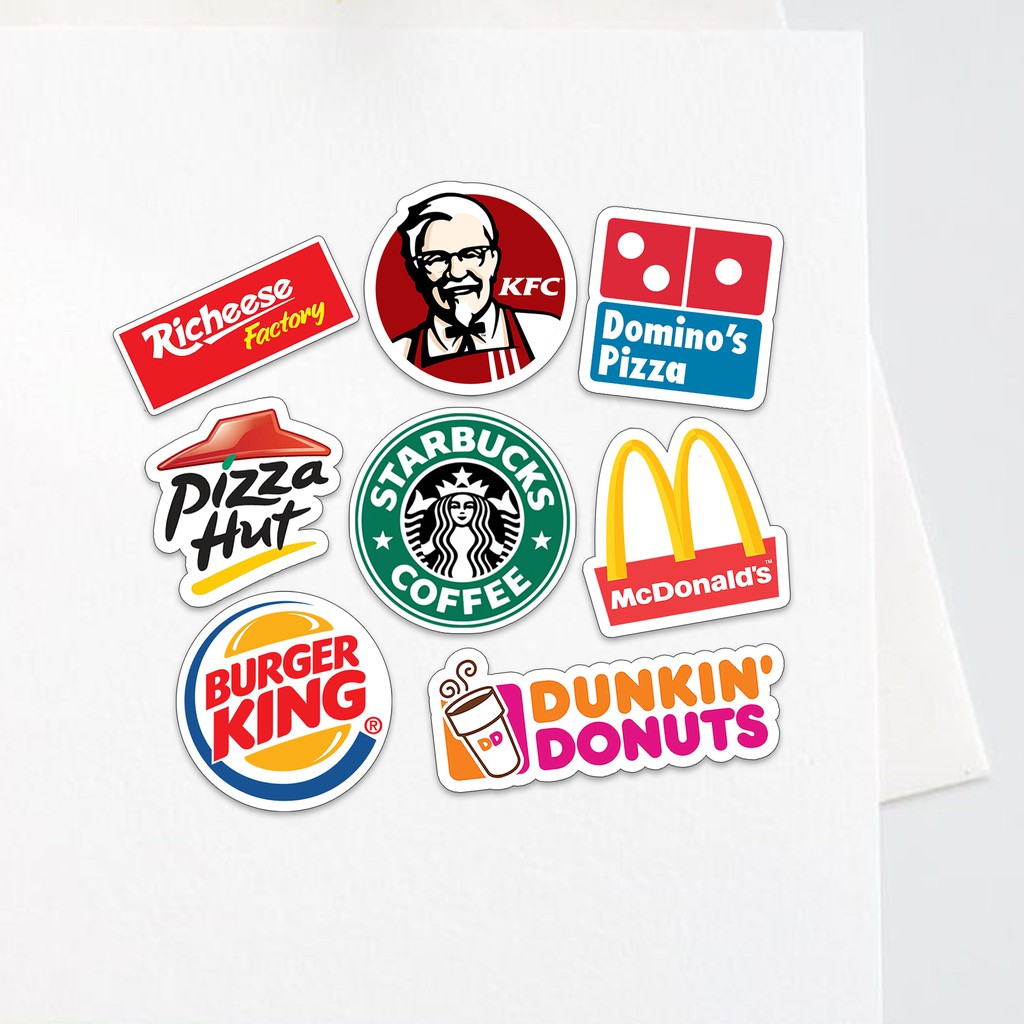 

Sticker Aesthetic Stiker Tumblr Handphone Series Fast Food (isi 8 pcs)